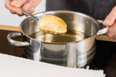 Puri abtropfen lassen