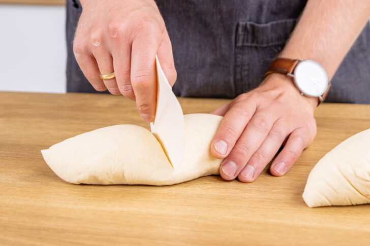 Pizzateig teilen