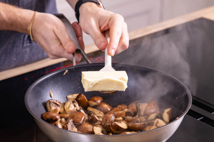 Butter dazugeben
