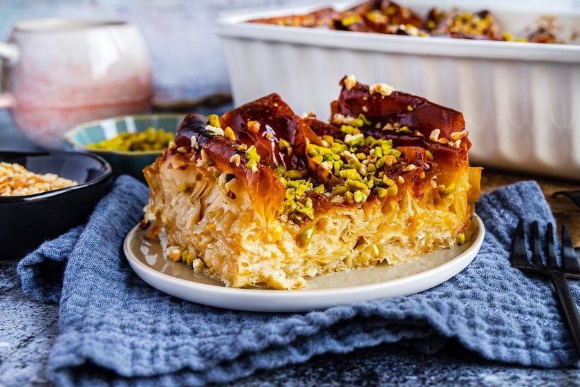 Crinkle Cake angeschnitten
