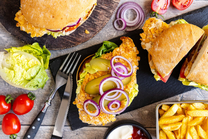 Crispy-Chickenburger
