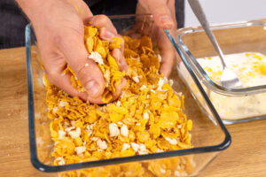 Cornflakespanade zerbröseln