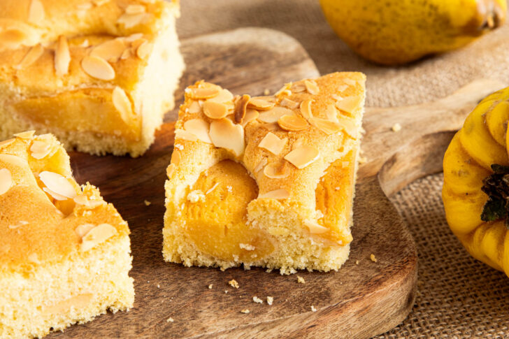 Quittenkuchen nach Landfrauen-Art vom Blech
