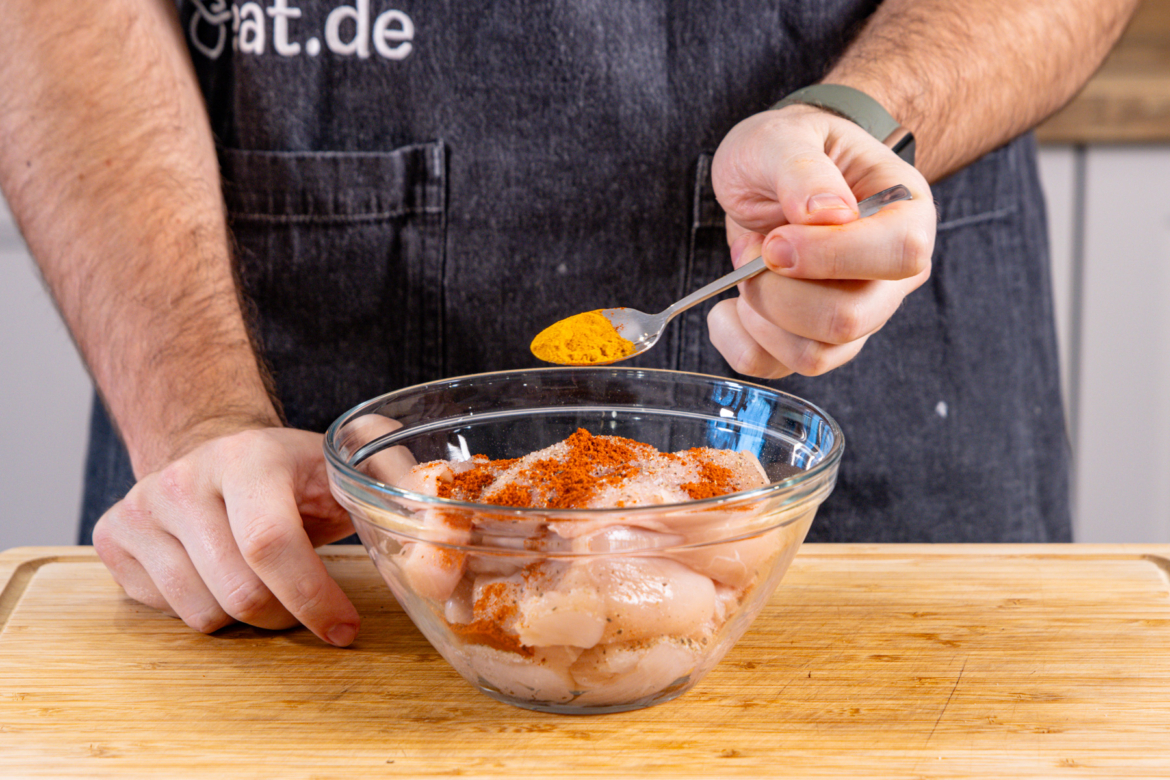 Hähnchenpfanne mit Gemüse