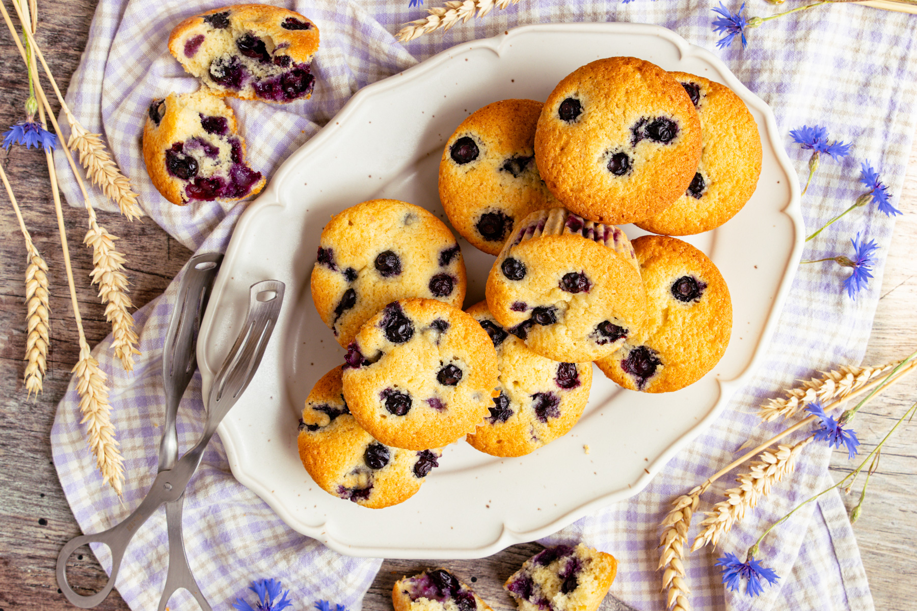 Rezept Heidelbeer Muffins