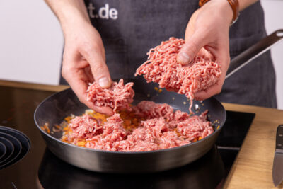 Hackfleisch anbraten
