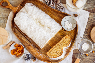 Marzipanstollen ohne Rosinen backen
