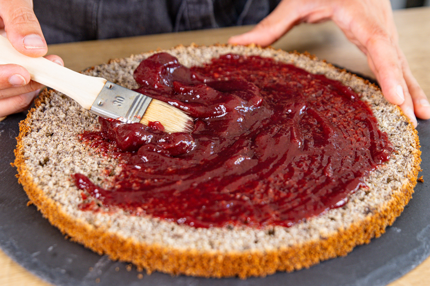 Mohn-Marzipan-Torte | Rezept