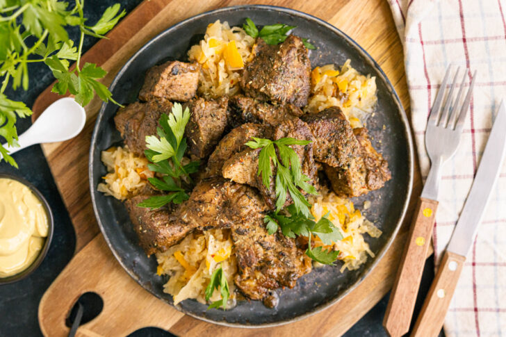 Mutzbraten aus der Pfanne