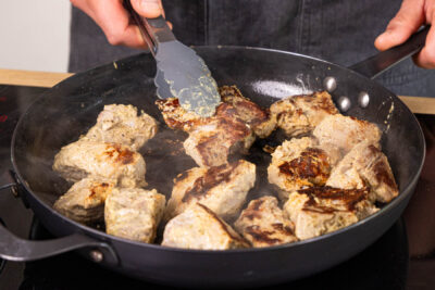 Mutzbraten anbraten