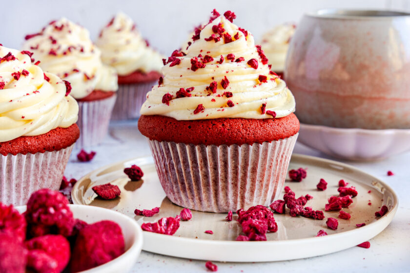 süße Red Velvet Cupcakes