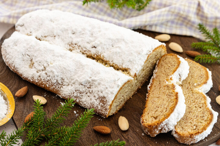 saftiger Mandelstollen ohne Rosinen