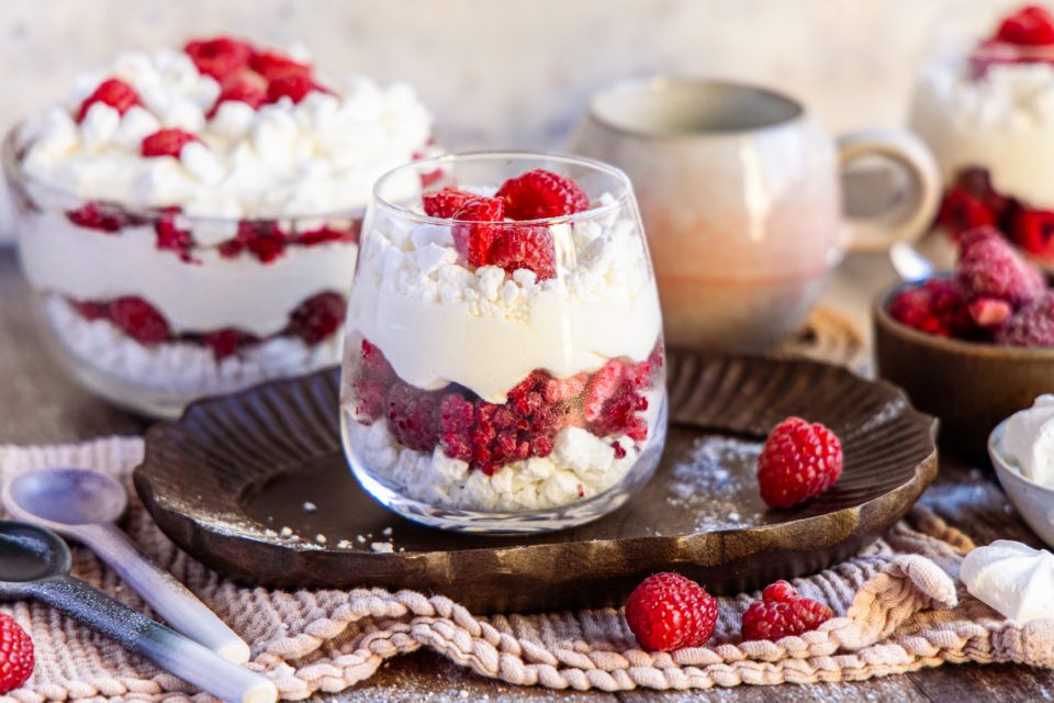 Schneegestöber Dessert: schnell &amp; einfach