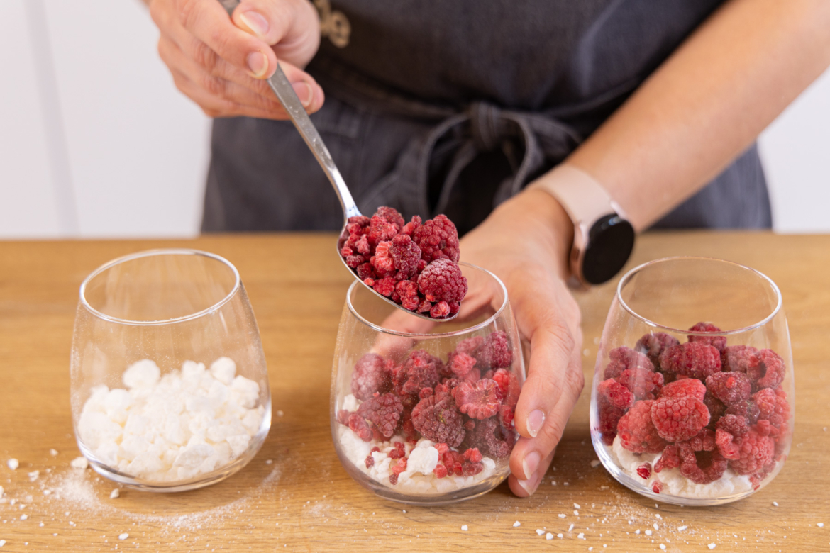 Schneegestöber Dessert: schnell &amp; einfach