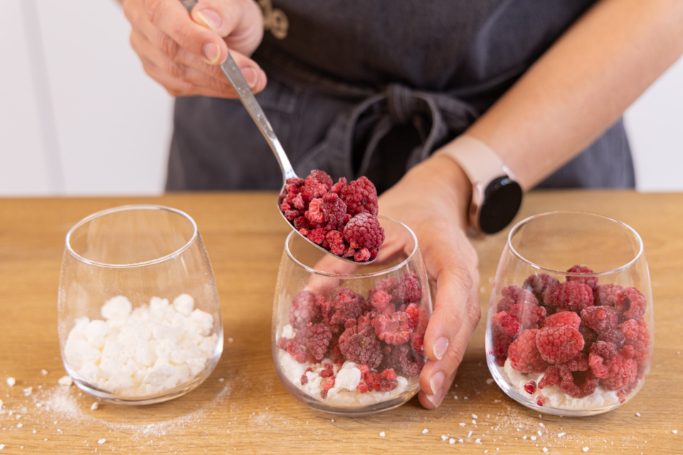 Schneegestöber Dessert: schnell &amp; einfach