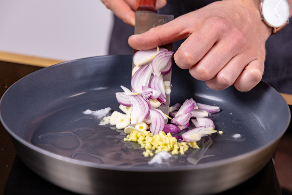 Asiatische Sobanudeln mit Lachs Asiatische Sobanudeln mit Lachs