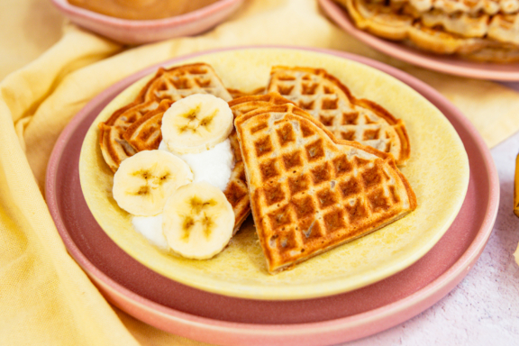 Bananenwaffeln ohne Zucker: die besten Baby-Waffeln