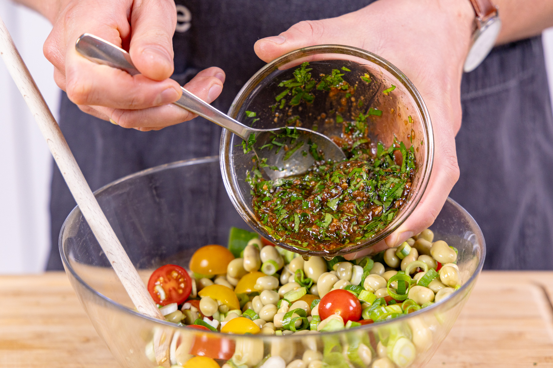Dicke-Bohnen-Salat: schnell &amp; einfach