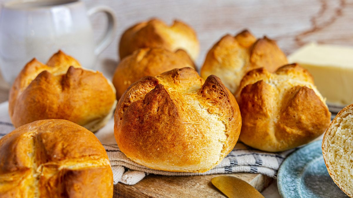 Einfache Dinkel-Quark-Brötchen