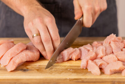 Fleisch würfeln
