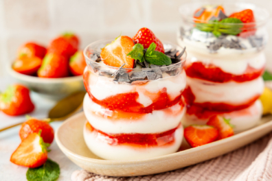 Erdbeer-Mascarpone-Creme Dessert