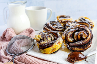 Cruffins mit Schokofüllung: einfach & lecker