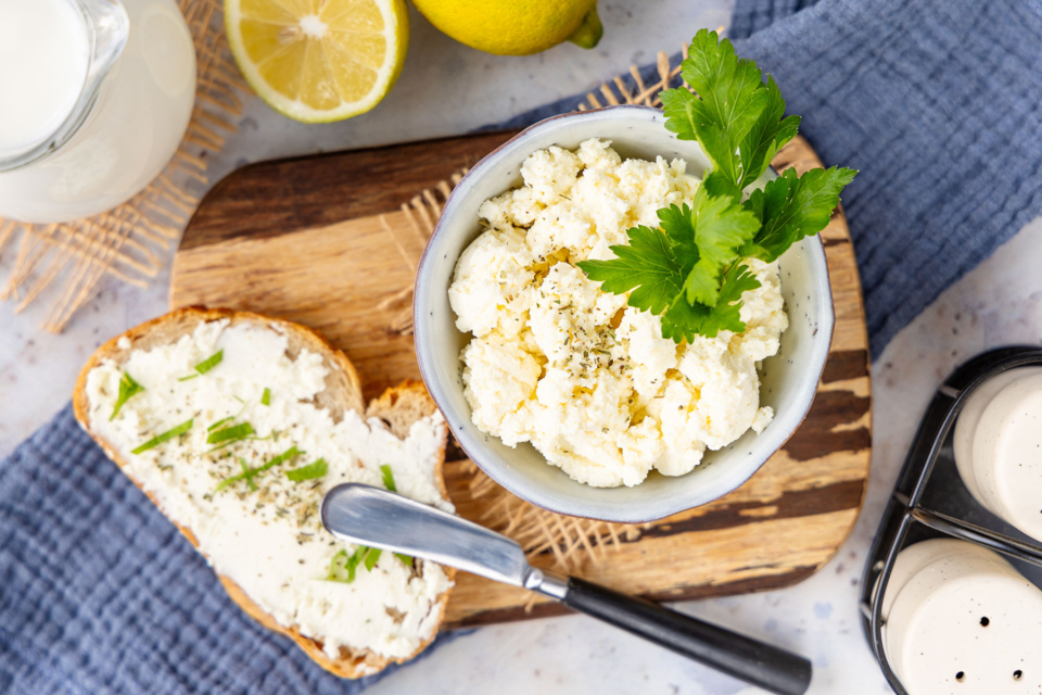 Frischkäse selber machen