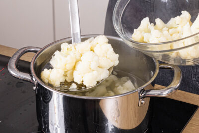 Blumenkohlrösschen kochen