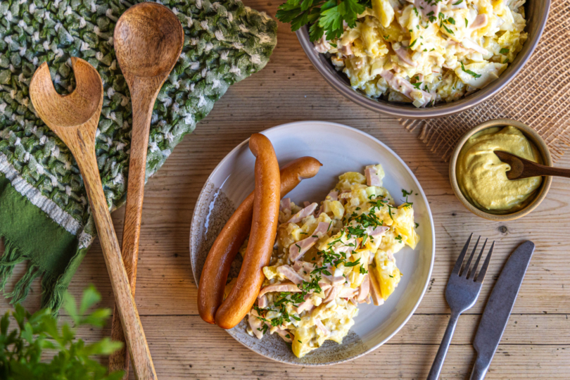 Omas Kartoffelsalat nach DDR-Rezept mit Wiener