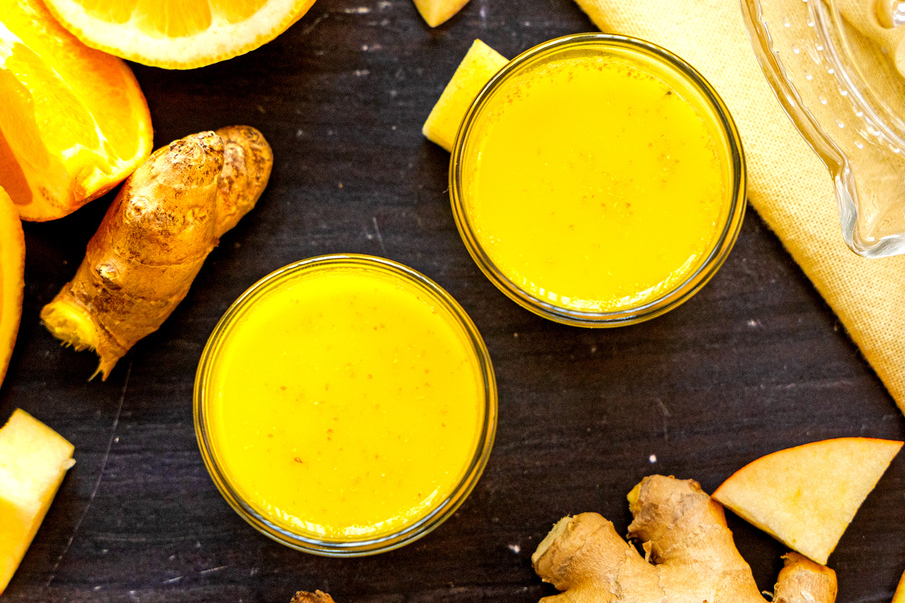 Ingwer Shot Mit Orangen