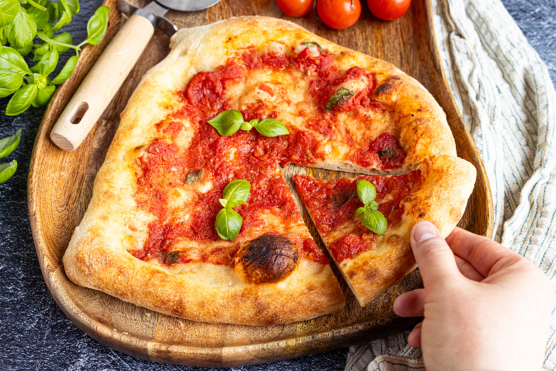 Pizza Marinara nach neapolitanischem Rezept