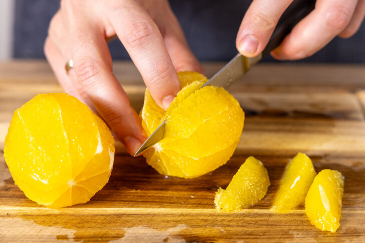 Orange filetieren