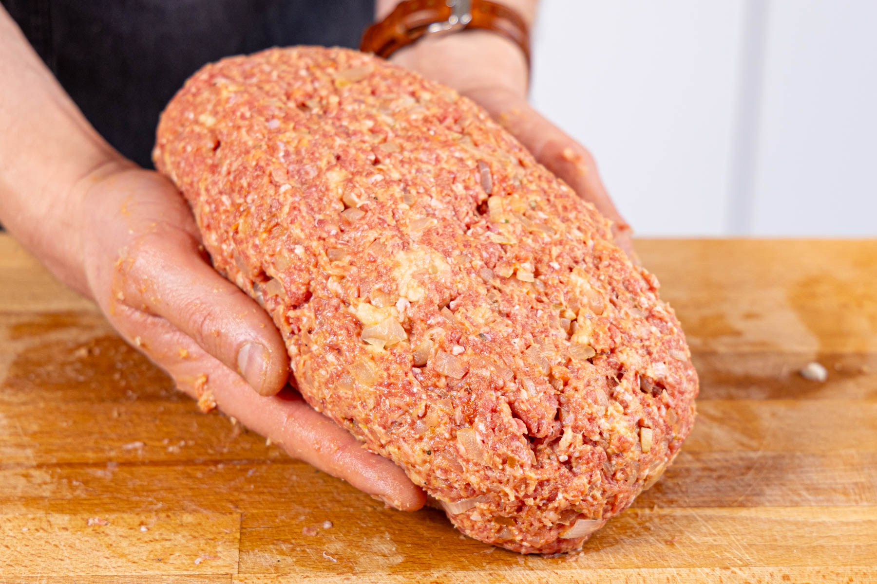 Rinderhackbraten aus dem Backofen