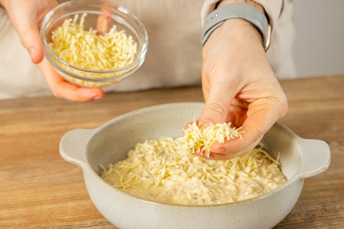 Schnitzelauflauf aus dem Backofen