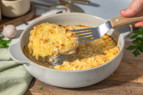 Schnitzelauflauf aus dem Backofen