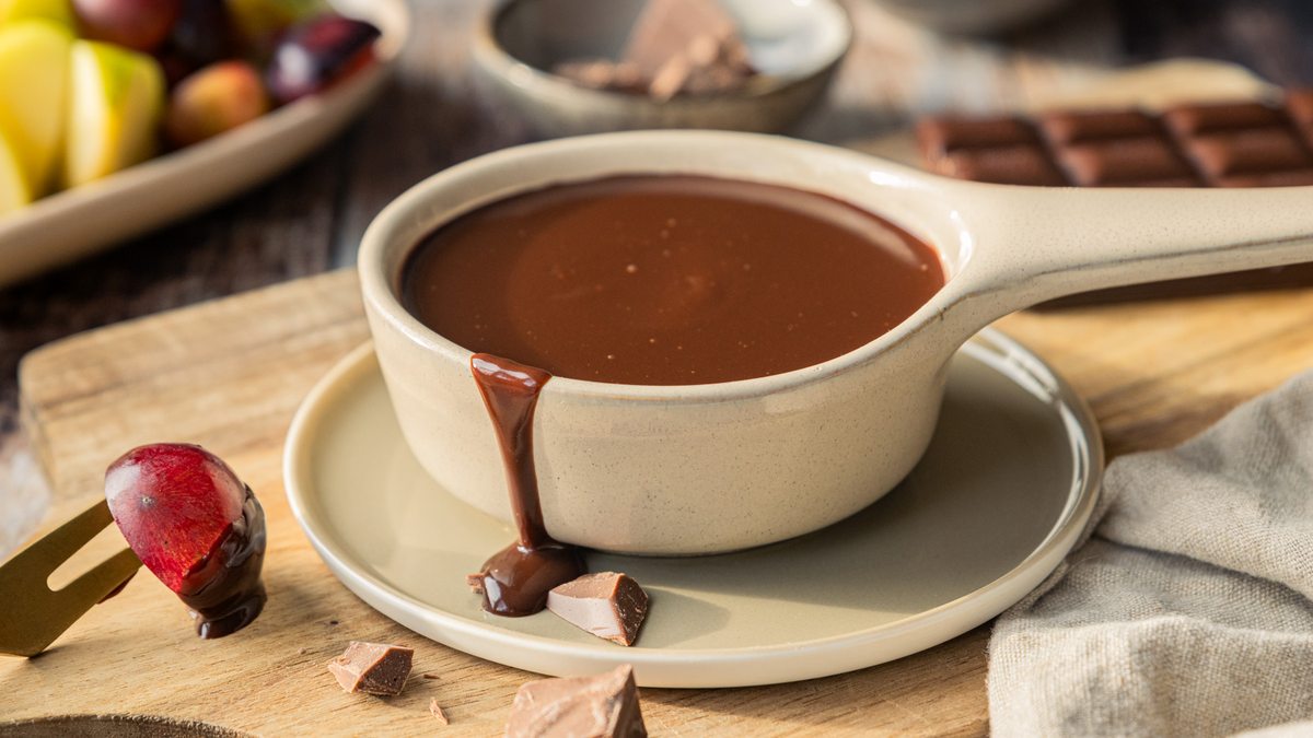 Schokofondue: das einfache Rezept