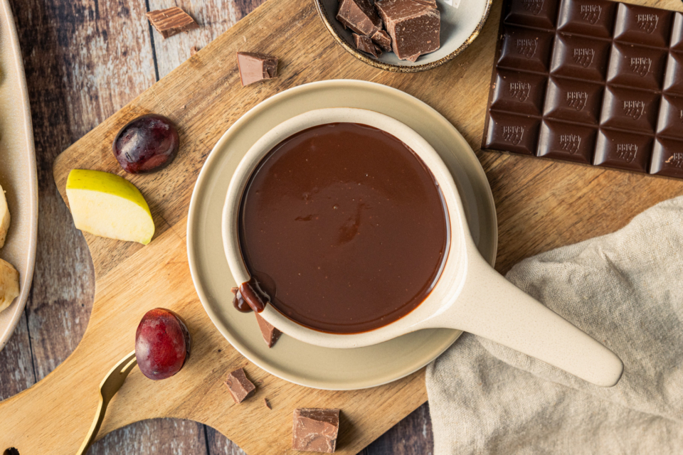 Schokofondue: das einfache Rezept