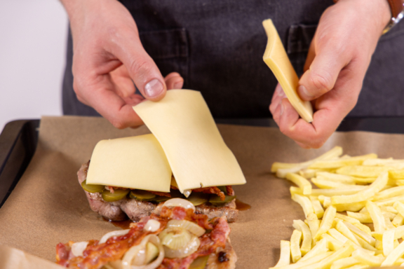 Überbackenes Nackensteak aus dem Ofen