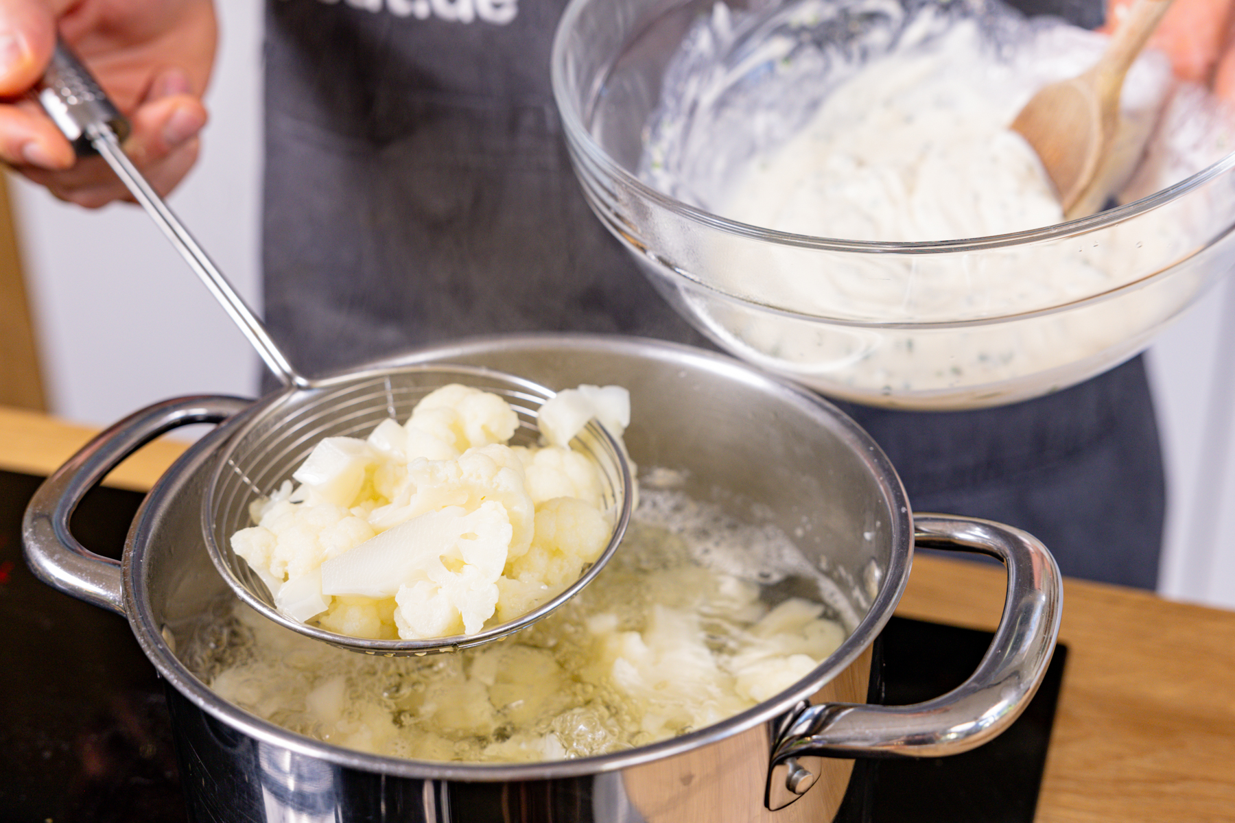 Blumenkohlsalat mit Schmand