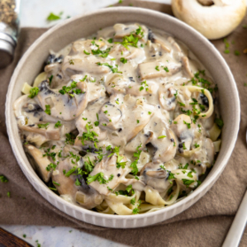 Champignon-Rahmsoße: schnell & einfach
