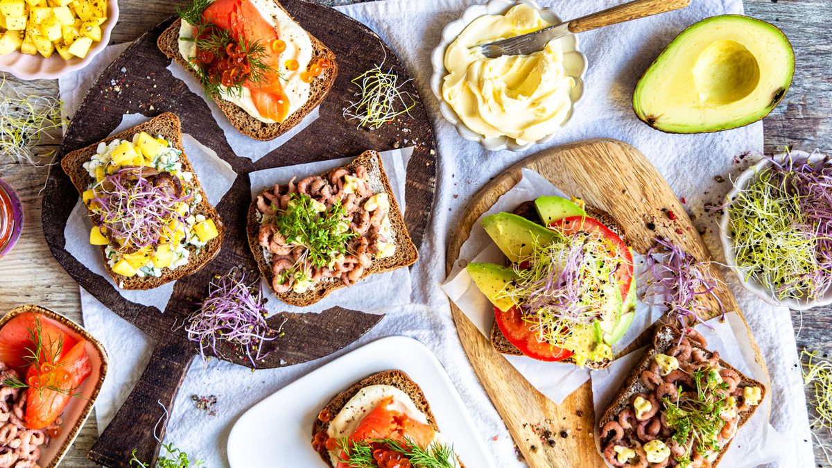 Dänisches Smörrebröd in leckeren Varianten