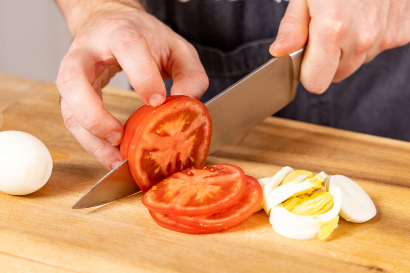 Tomaten schneiden