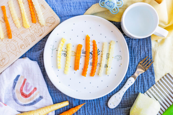 Gemüsesticks für Babys dünsten: das perfekte Fingerfood