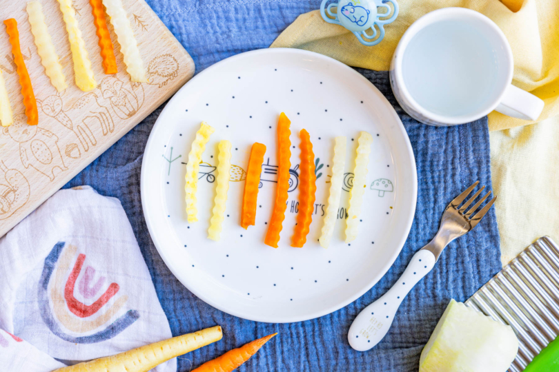 Gemüsesticks für Babys dünsten: das perfekte Fingerfood