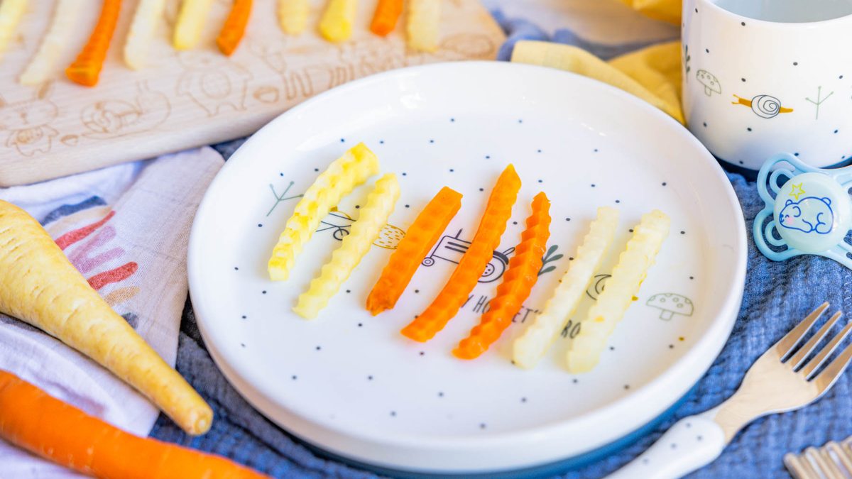 Gemüsesticks für Babys dünsten: das perfekte Fingerfood