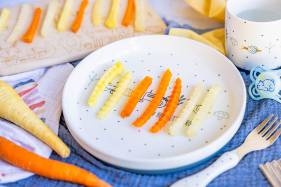 Gemüsesticks für Babys dünsten: das perfekte Fingerfood