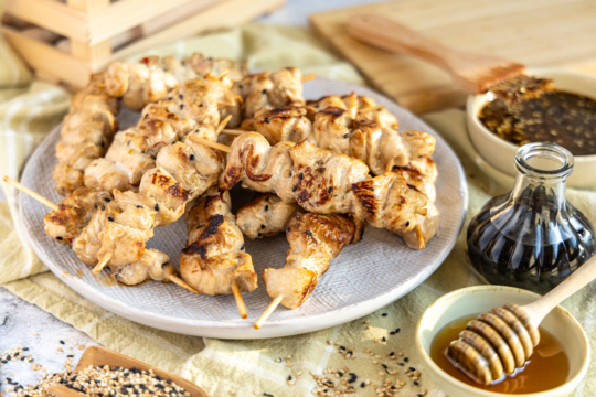 Hähnchen in Soja-Honig-Marinade