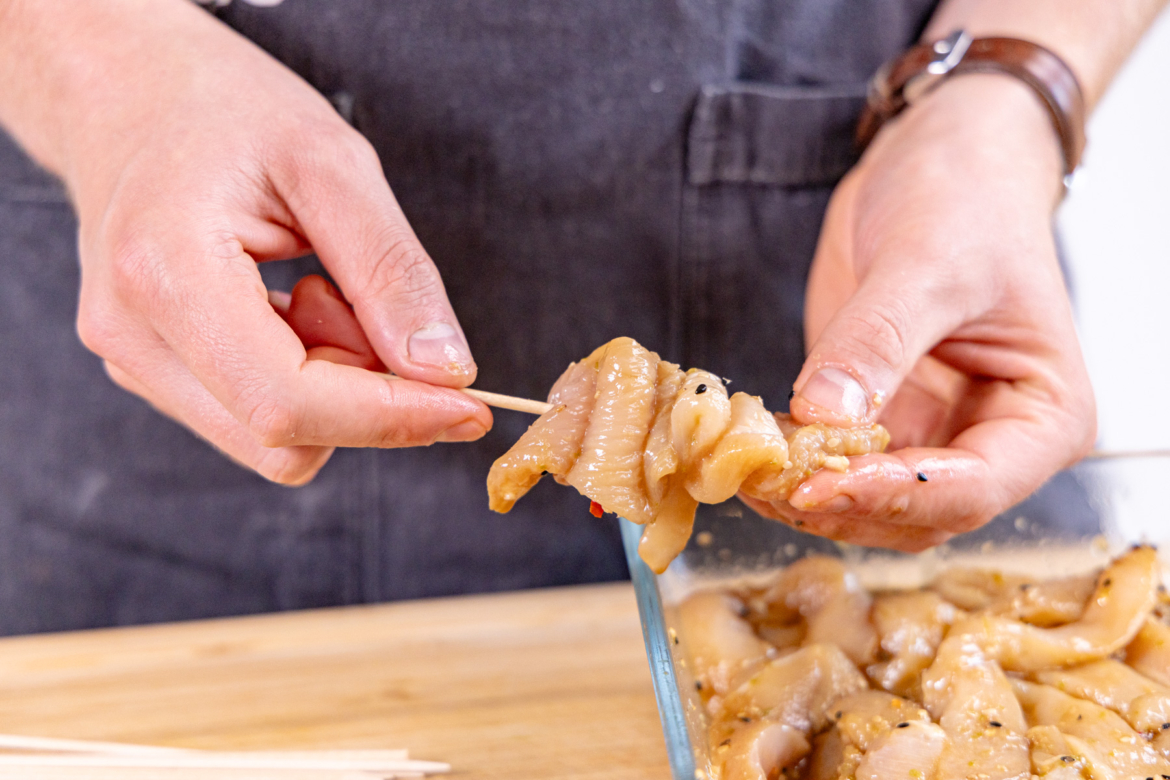 Hähnchen in Soja-Honig-Marinade