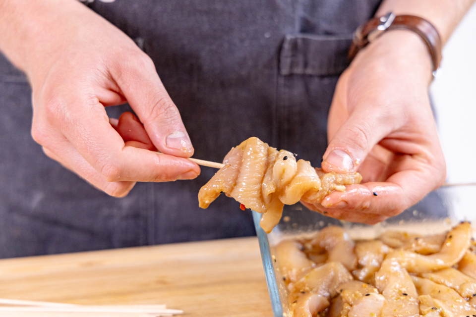 Hähnchen in Soja-Honig-Marinade