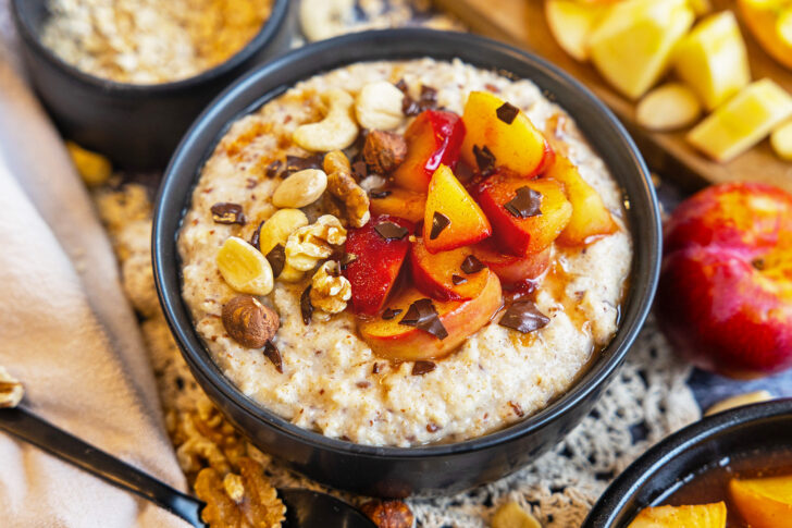 Haferkleie Porridge Grundrezept: lecker & leicht nah